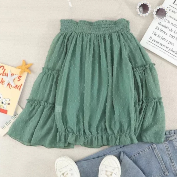 ♥️New boutique Swiss dot off shoulder top - Picture 10 of 16